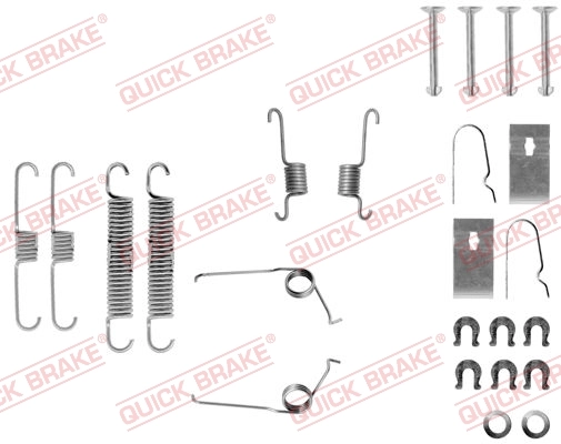 Accessory Kit, brake shoes